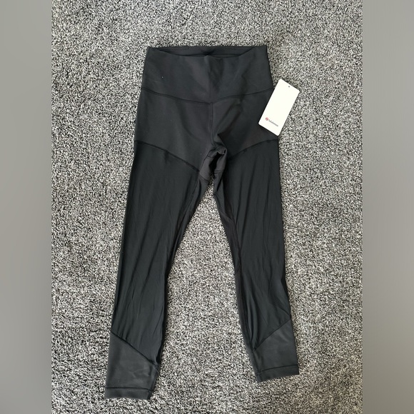 NWT! Lululemon Leggings Wunder Train Mesh HR Tight 25' Size 8 - Picture 4 of 8